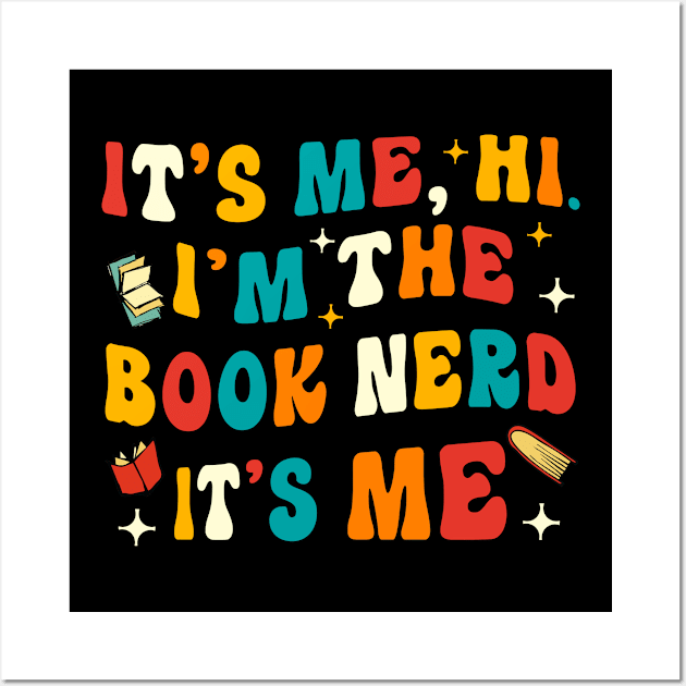 Funny Book Nerd Gift Wall Art by KsuAnn